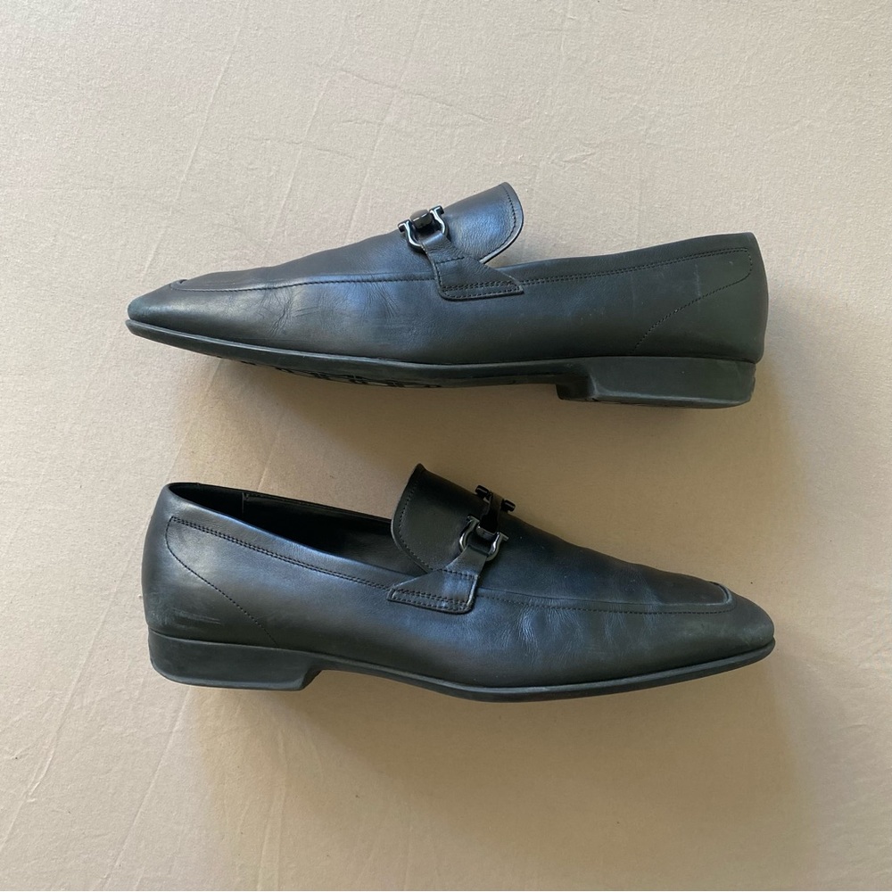 Salvatore Ferragamo Gancini Buckle Loafers